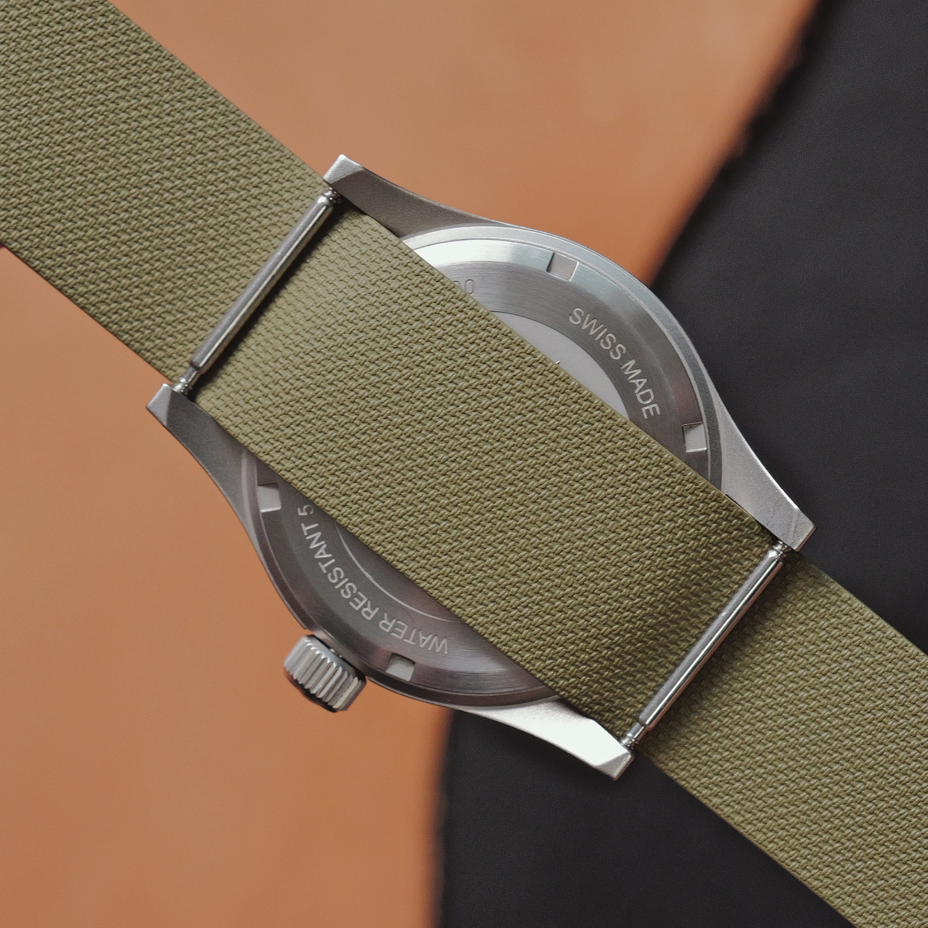 Arklin Single Pass FKM Rubber Strap - Green