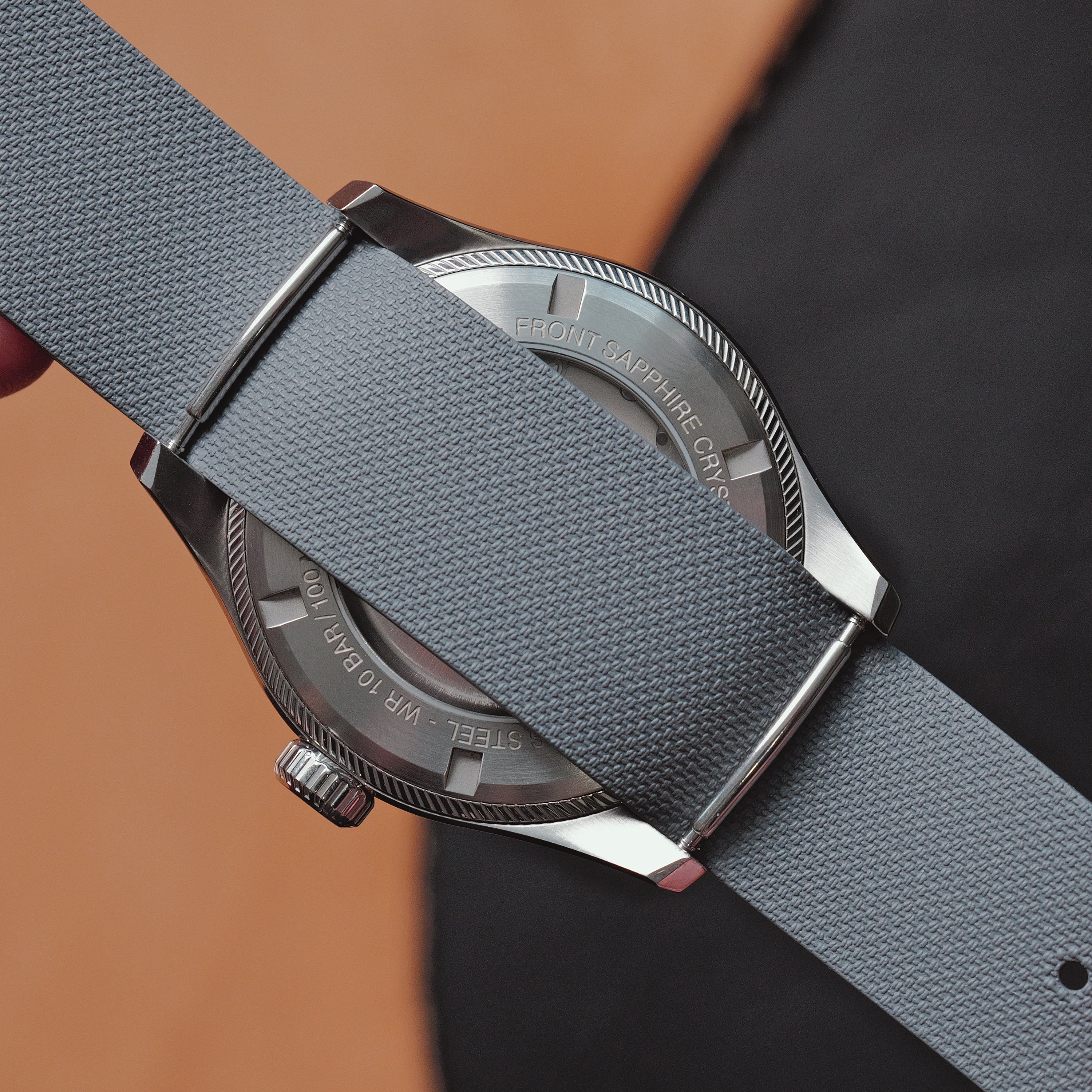 Arklin Single Pass FKM Rubber Strap - Grey