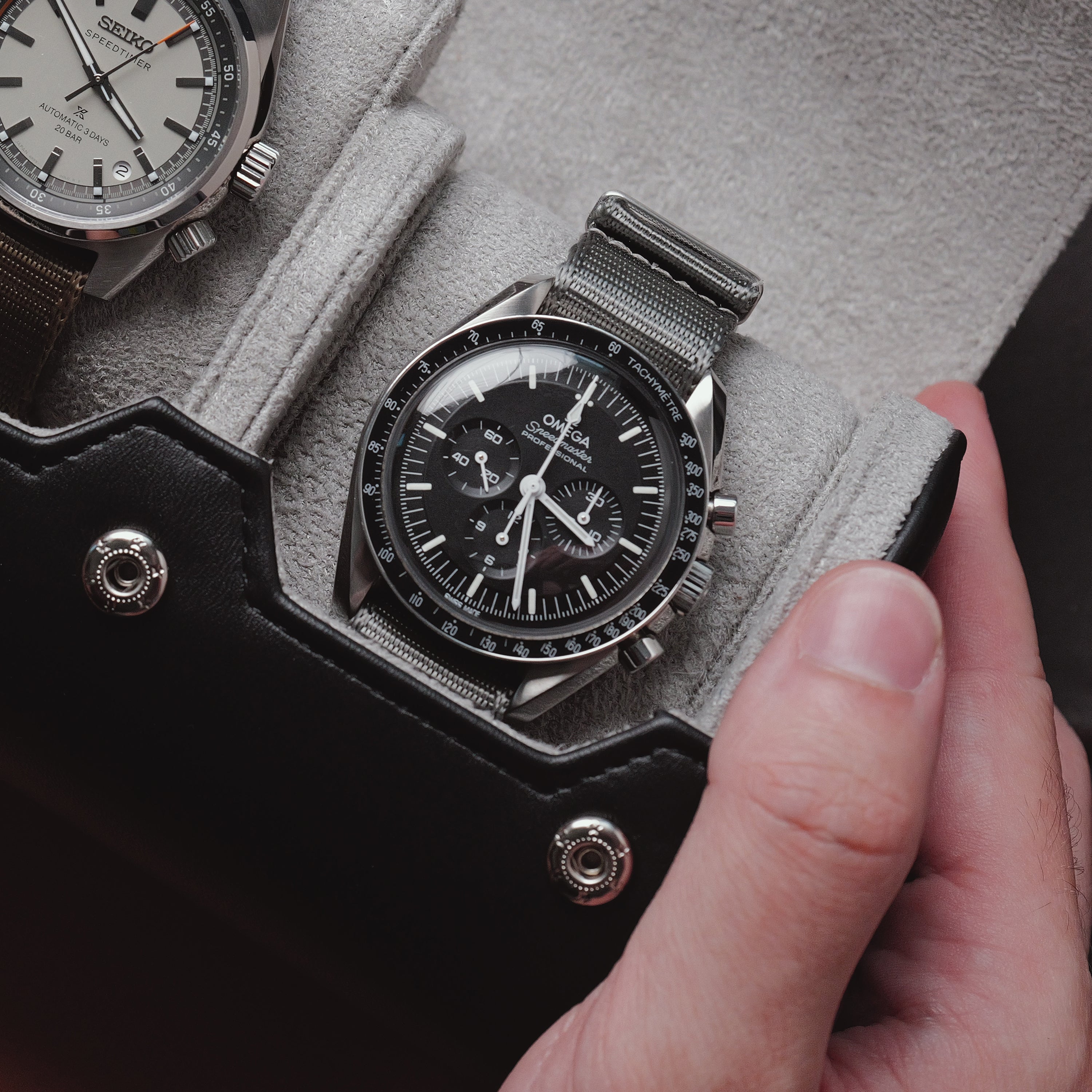 Arklin Traverse Watch Roll - Black